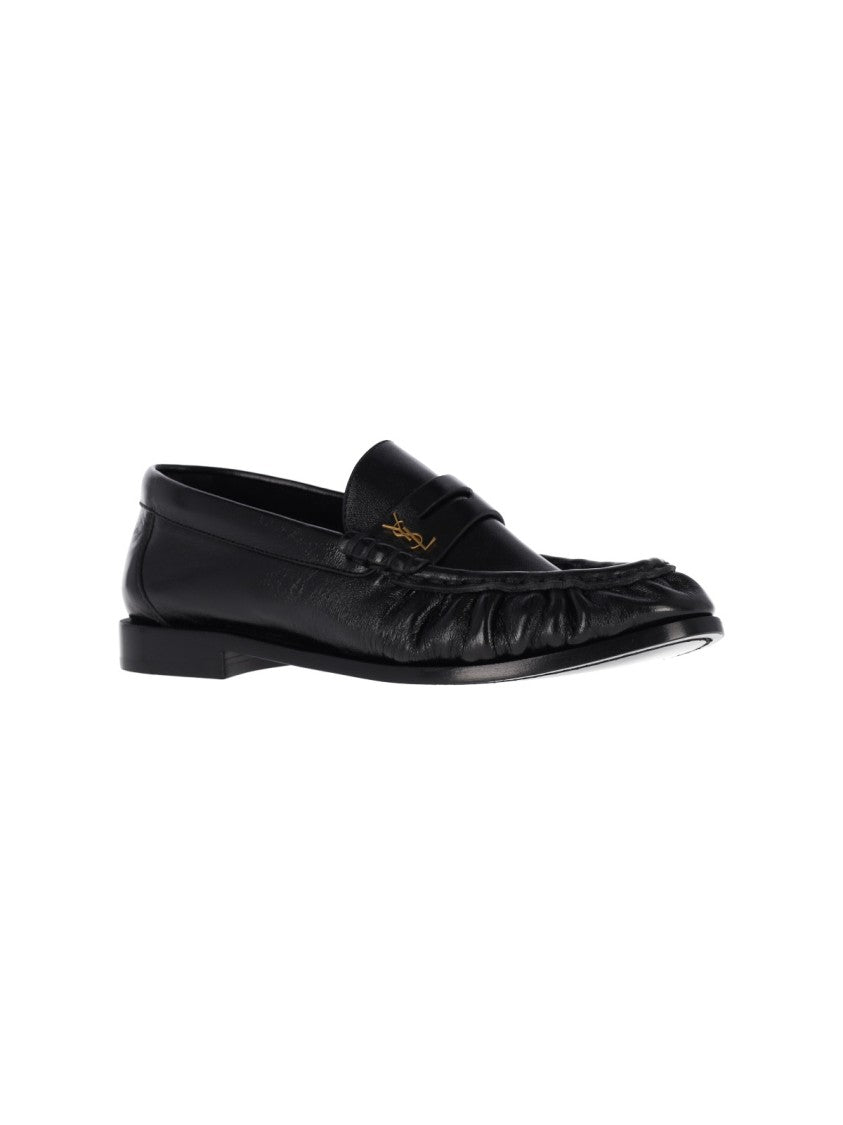 Saint Laurent Black Le Loafer Nappa Leather Loafers