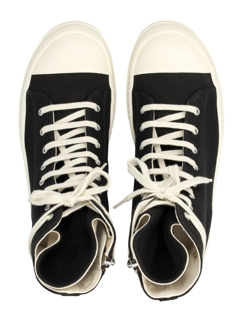 Drkshdw By Rick Owens Temple Denim Sneakers