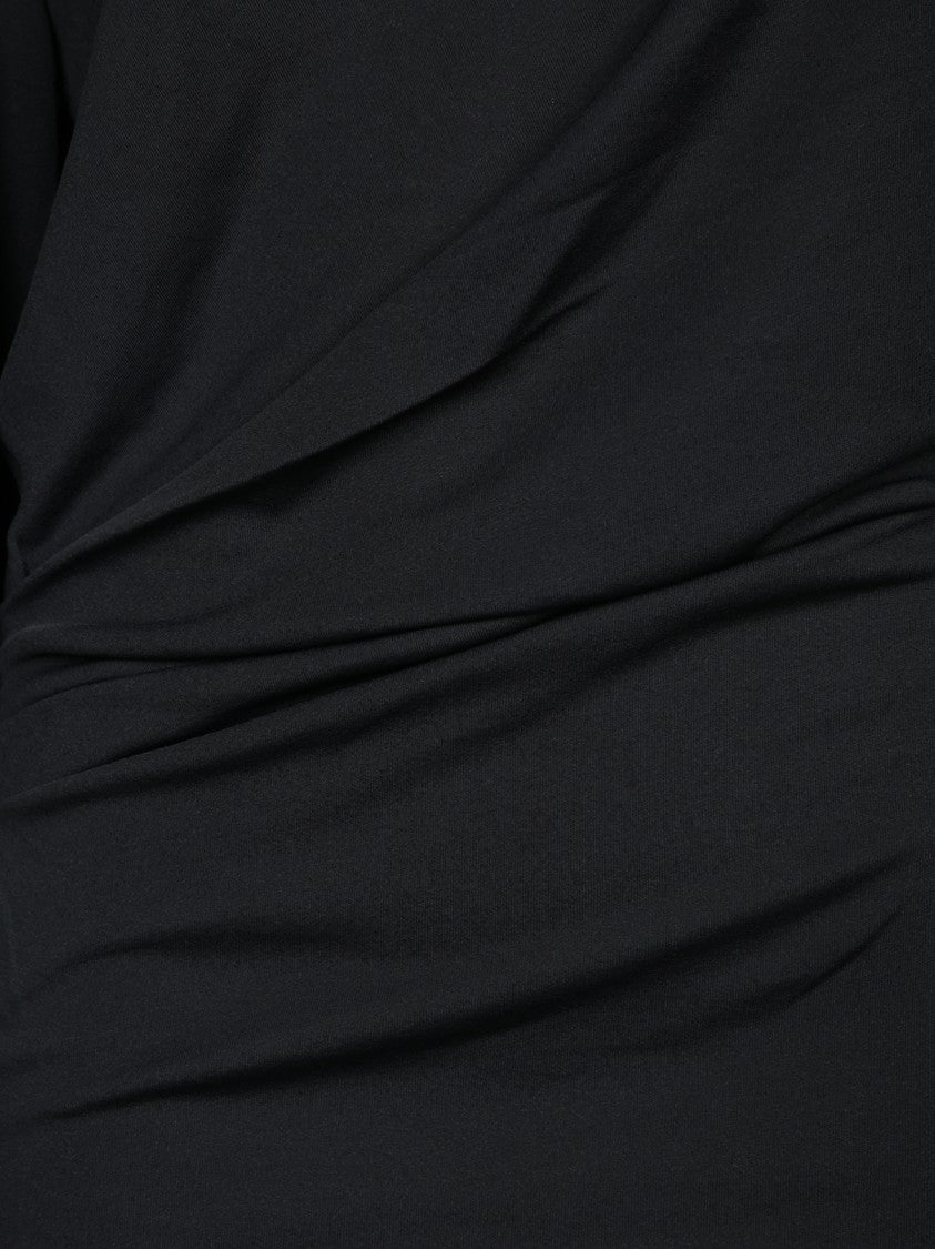 Jacquemus Black Dress With Draped Detail