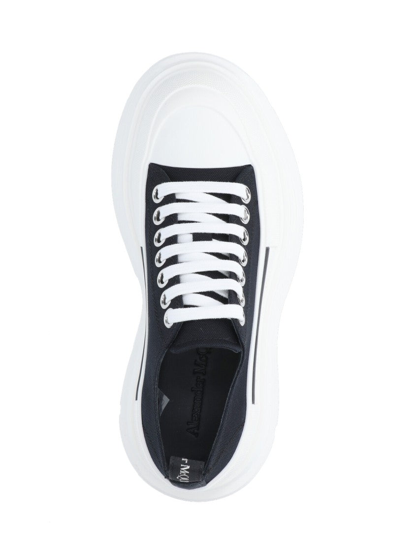 Alexander Mcqueen "Tread Slick" Sneakers In Black Cotton