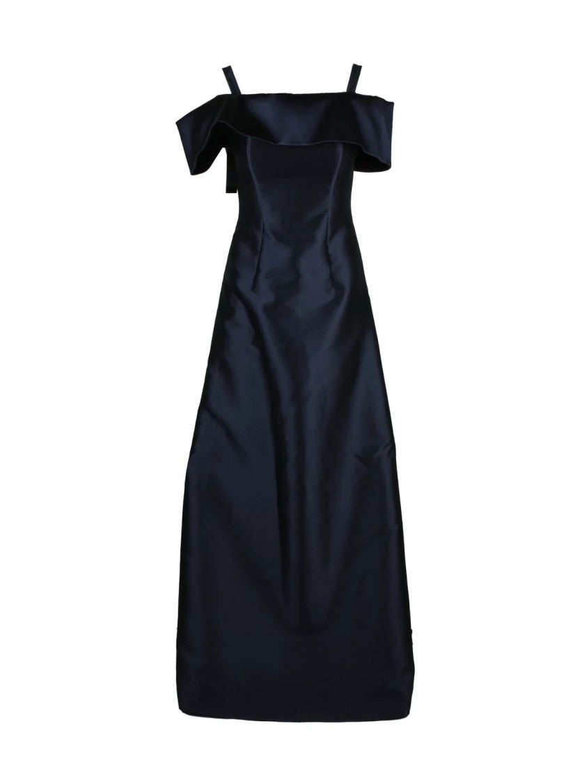 Alberta Ferretti Multicolor Polyester Silk Women Long Dress