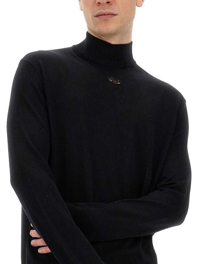 Diesel High Neck Knit Jersey