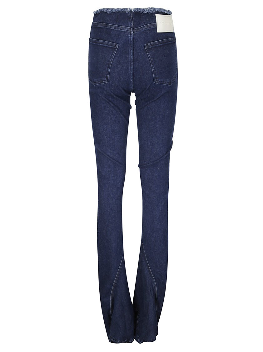 Ottolinger Denim Trousers With Fringed Profile