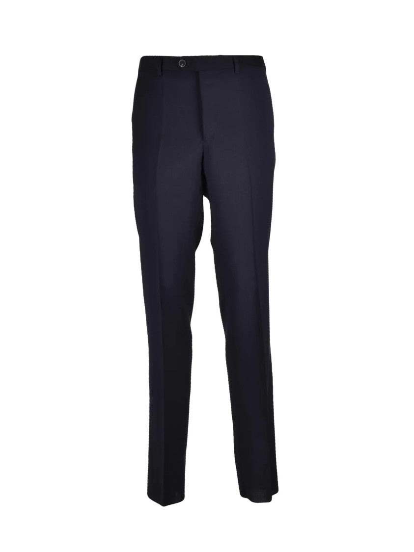 Pal Zileri Wool Trousers Midnight Blue