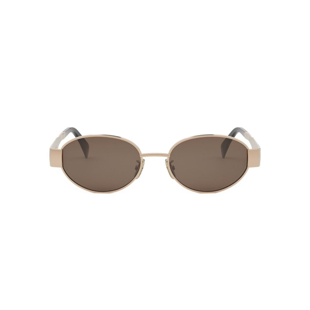 Celine Cl40235u Matte Finish Oval Sunglasses