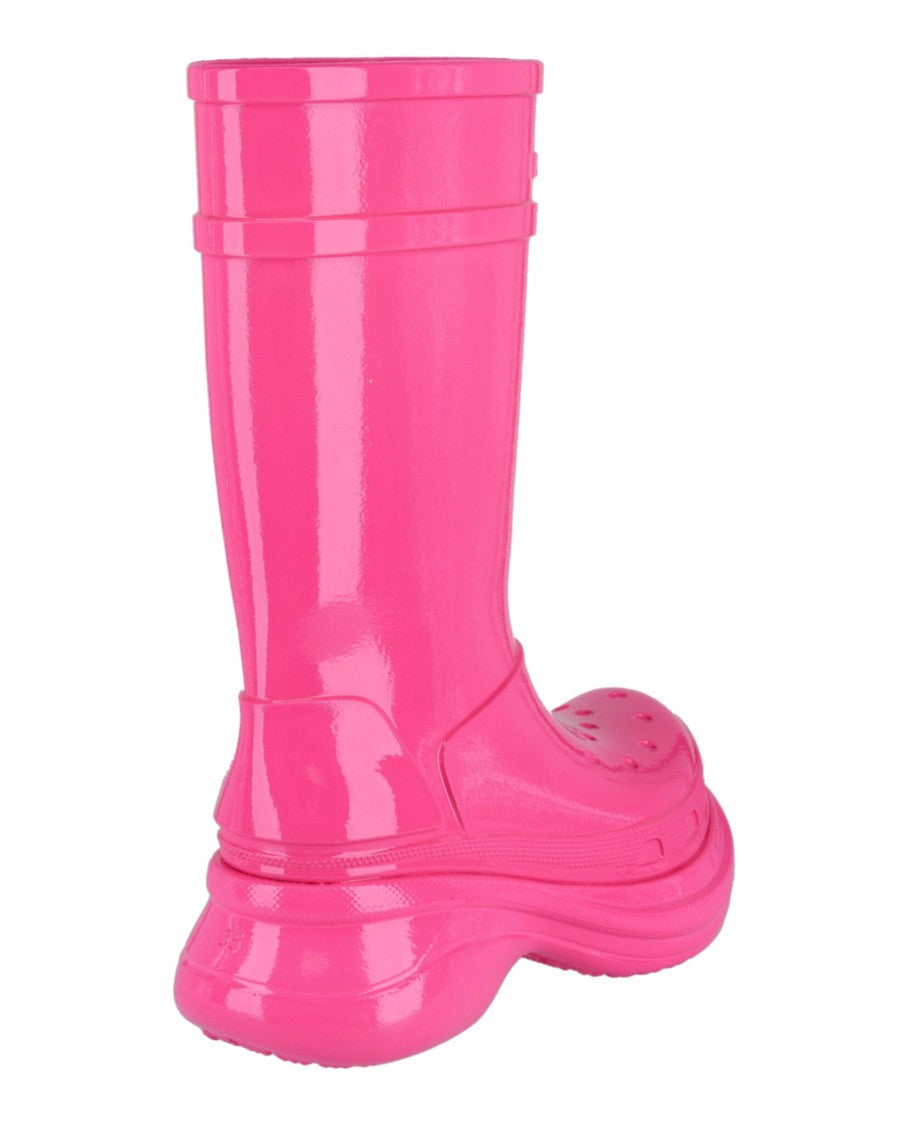 Balenciaga X Crocs Patent Boots