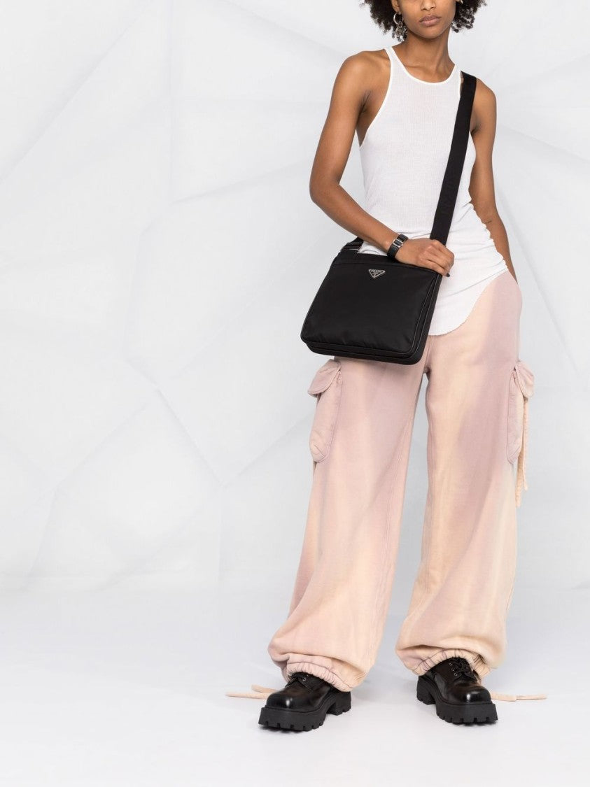 Prada Re-Nylon And Saffiano Shoulder Bag