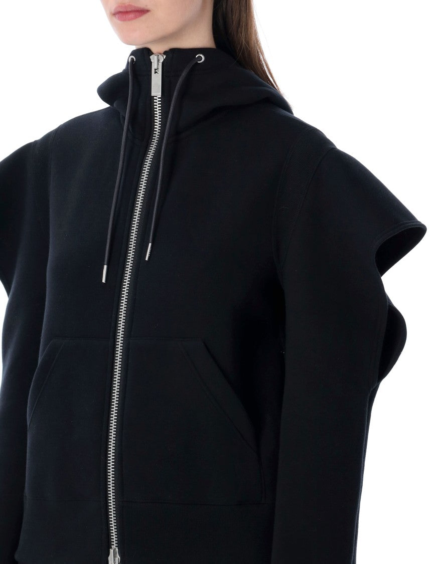 Sacai Hooded Zip Sweatshirt