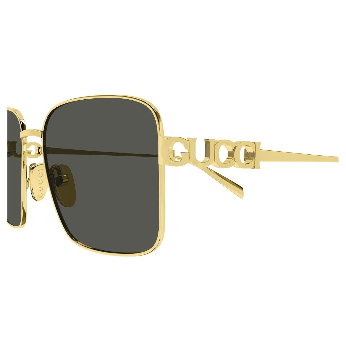 Gucci Gg1937s Square-Shaped Metal Sunglasses