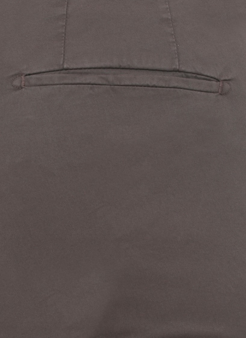 Briglia 1949 Brown Cotton Straight-Leg Pants