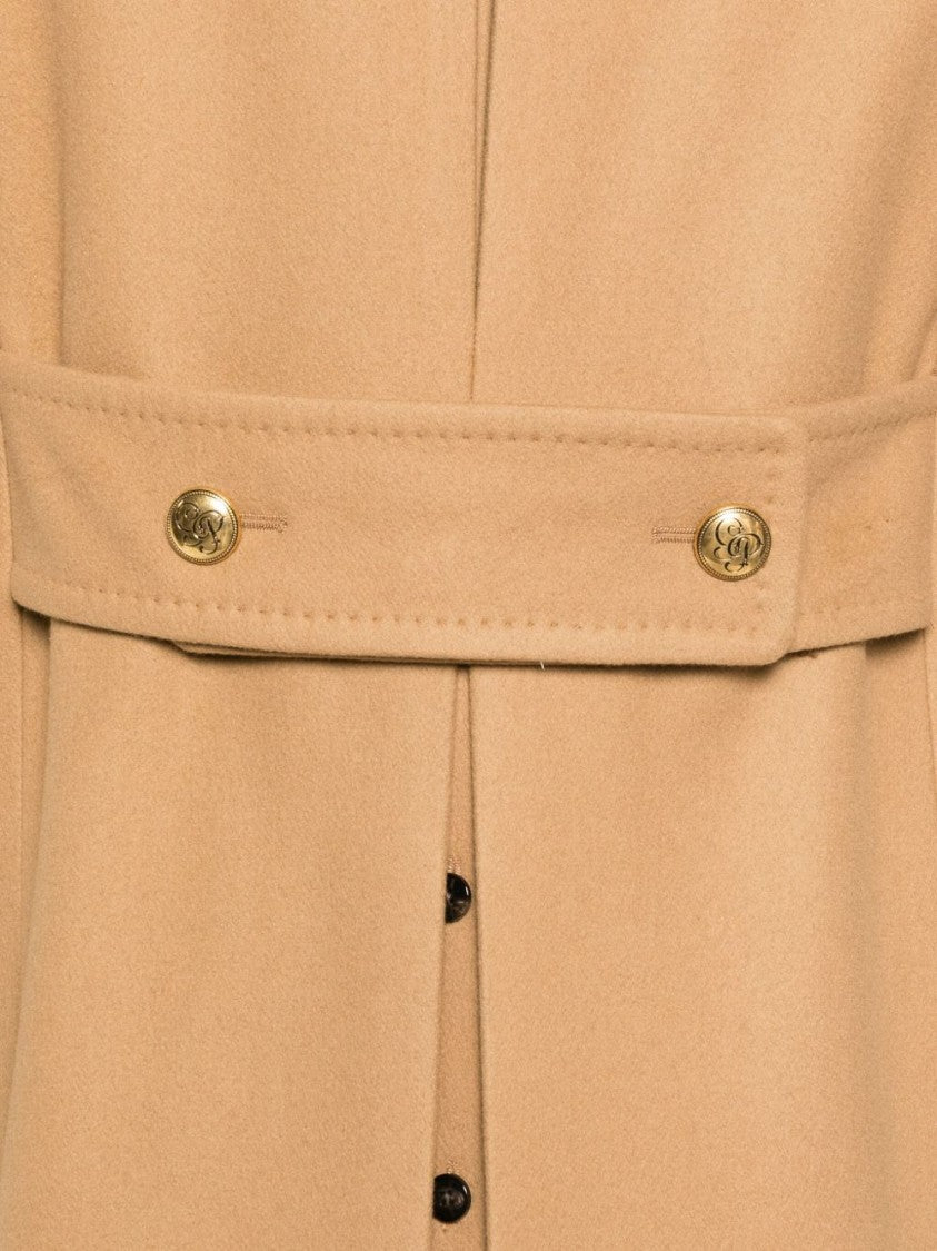 Gabriele Pasini Double-Breasted Camel Coat