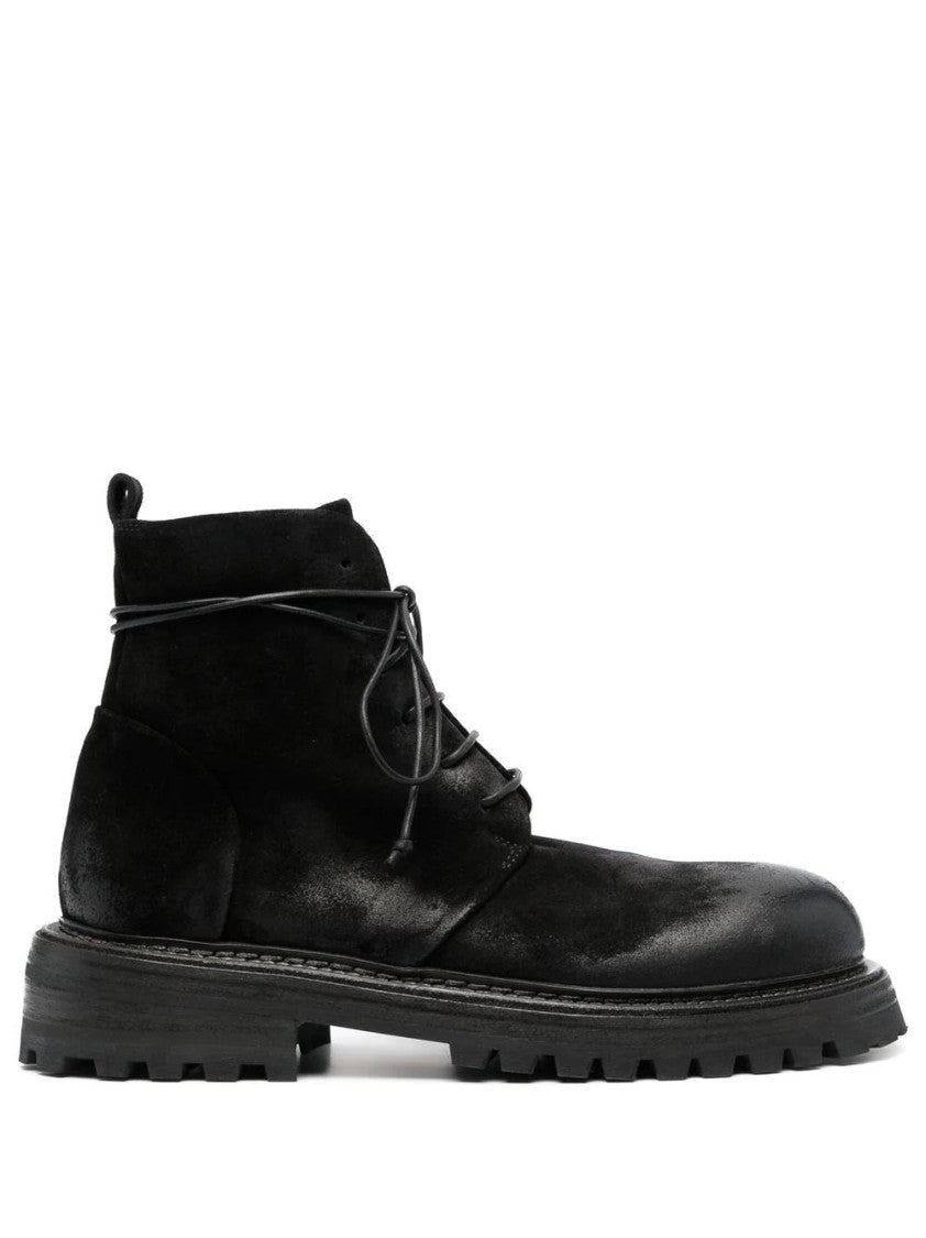 Marsèll Ankle Boots With Lace-Up Closure And Rugged Sole