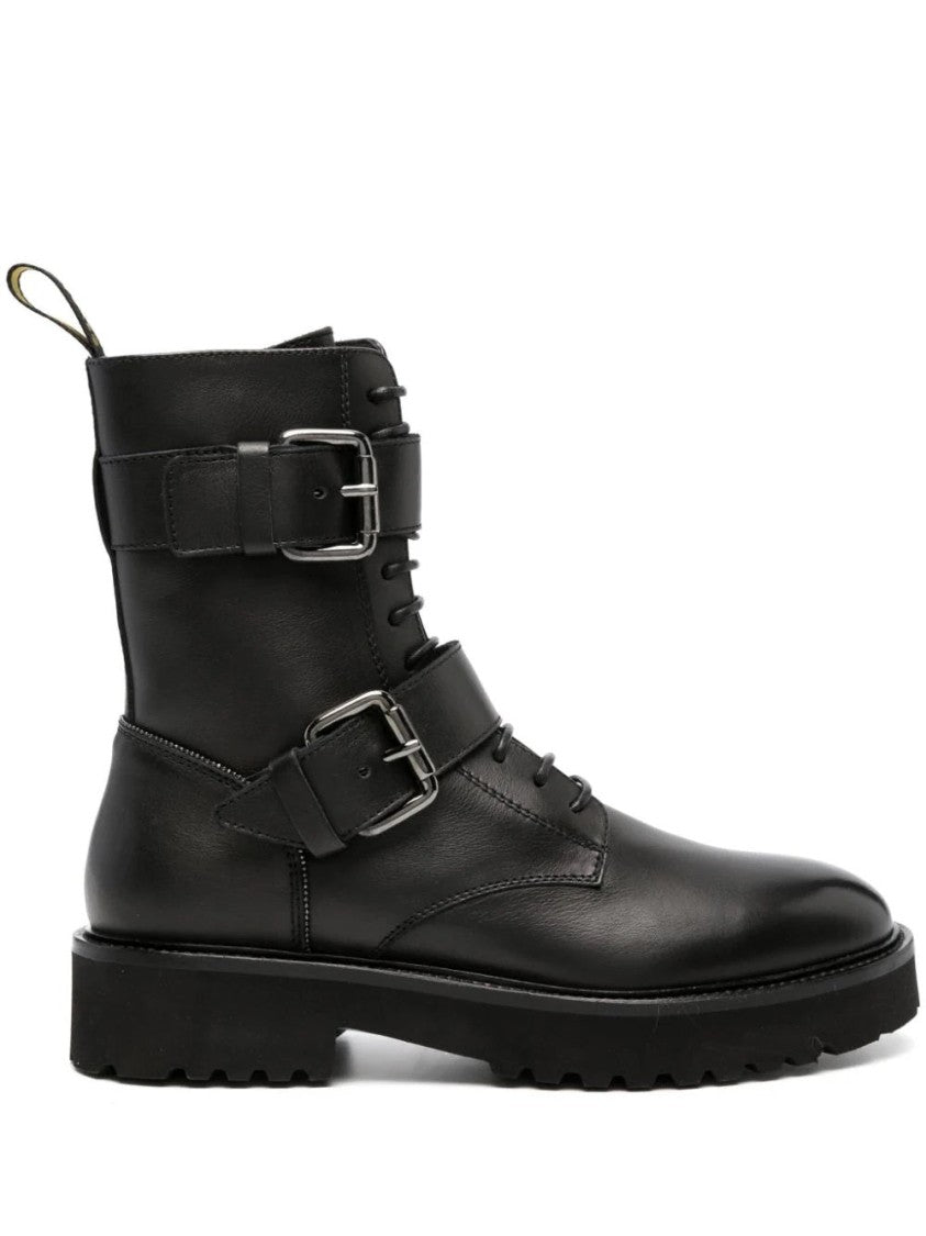 Doucal's Double Buckle Ankle Boot