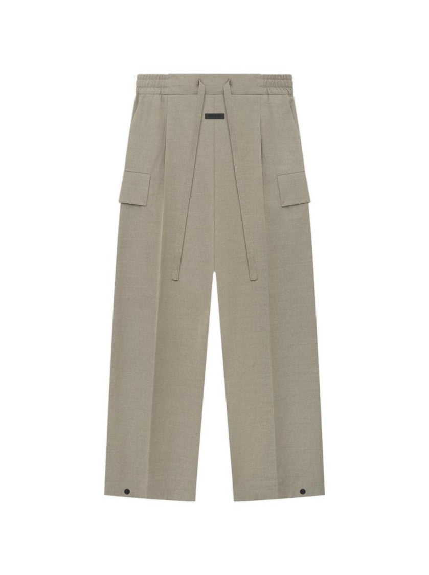 Fear Of God Wide Leg Cargo Pant - Melange Beige