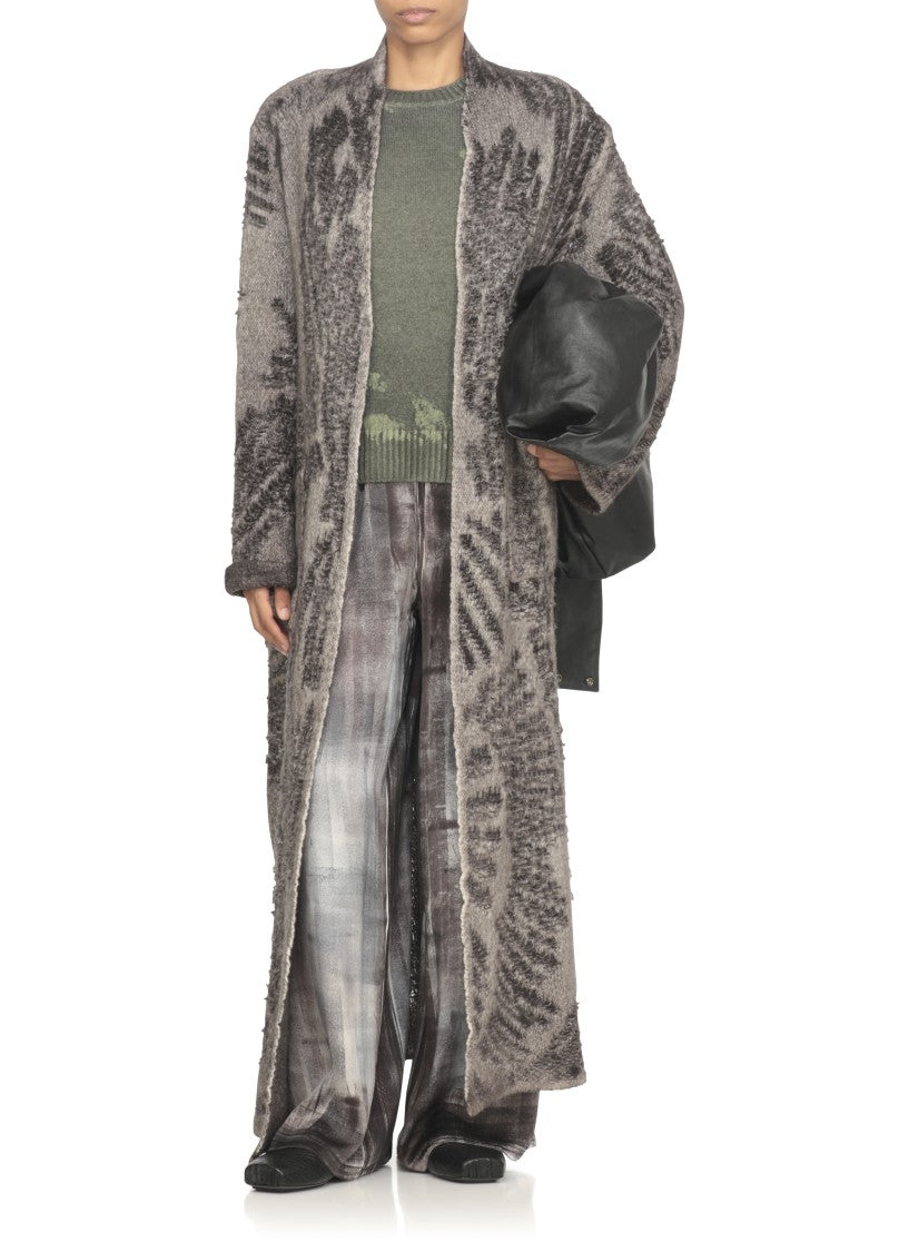 Avant Toi Textured Cashmere Sweater With Artistic Patterns