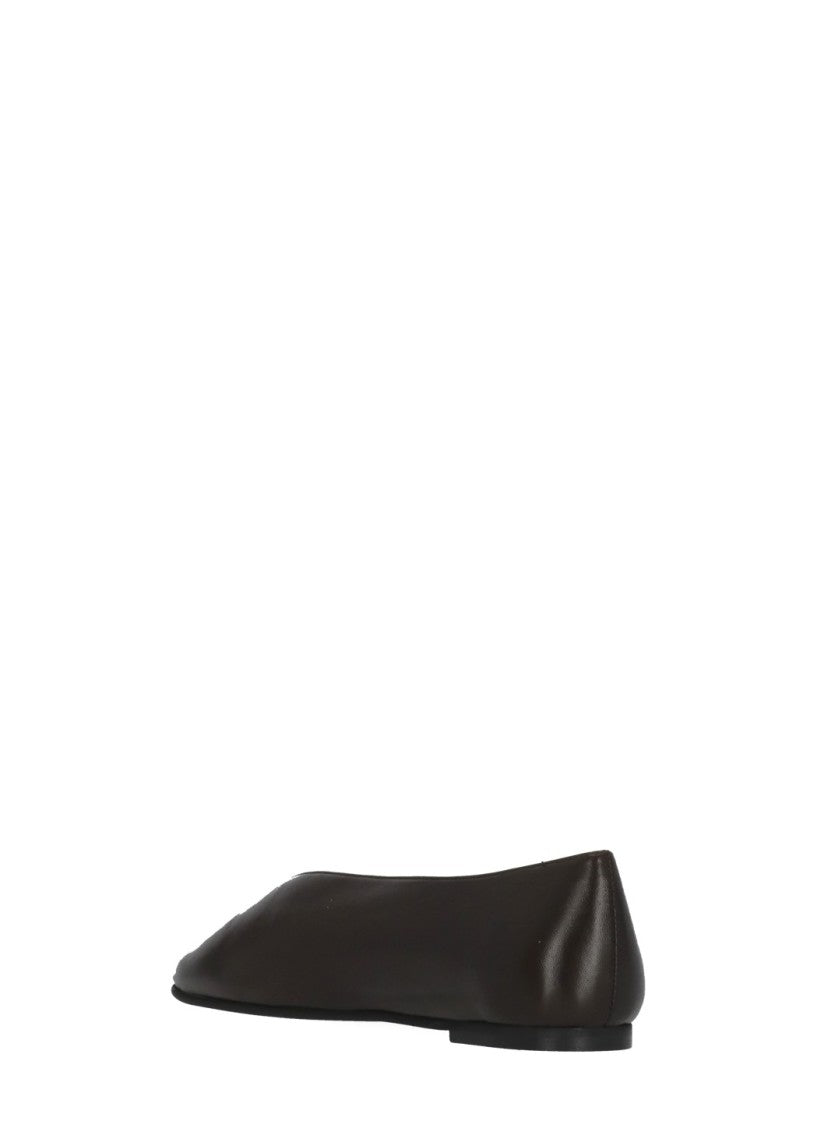 Poeve Brown Reese Leather Flats