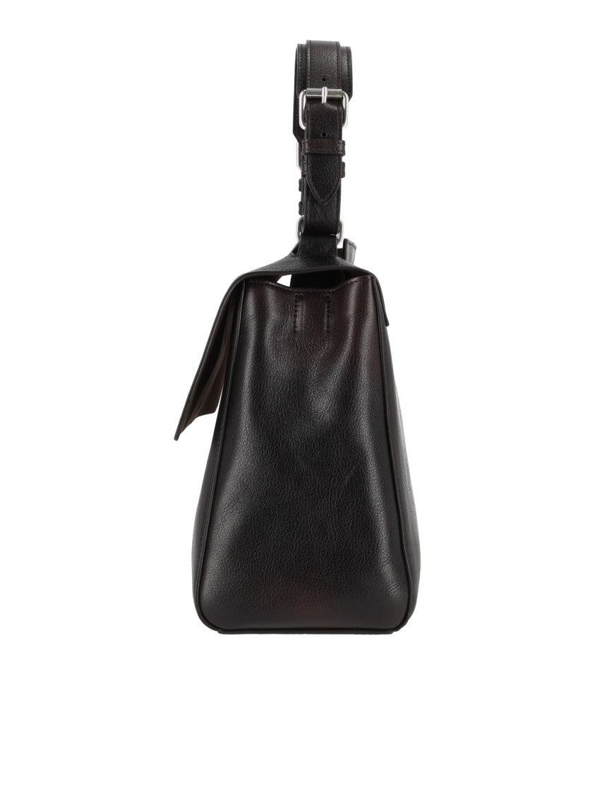 Claudio Orciani Sveva M Lagoon Calf Leather Handbag