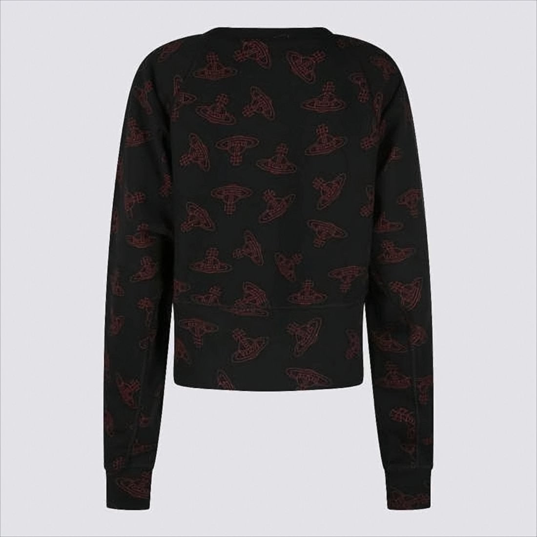 Vivienne Westwood Long-Sleeve Black Shirt With Embroidered Orb Emblem
