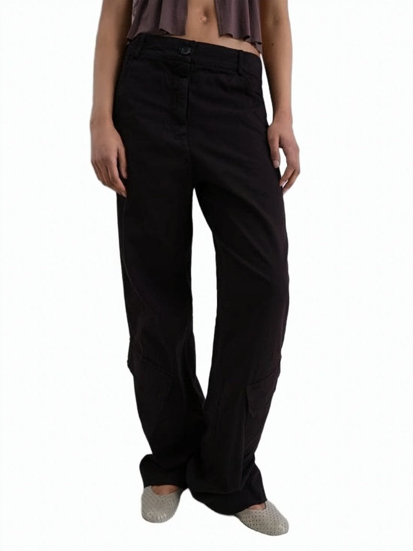 Gimaguas Straight-Leg Pants With Utilitarian Flap Pockets