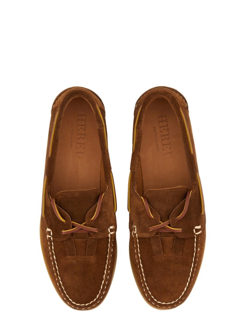 Hereu Brown Lace-Up Loafer