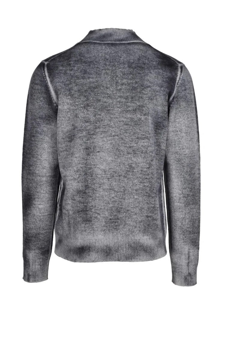 Grifoni Virgin Wool Pullover - Black