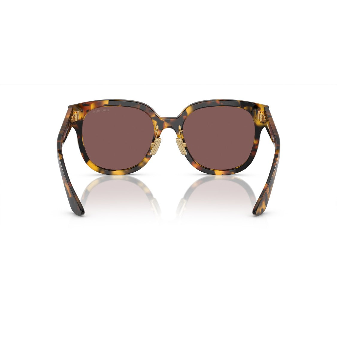Miu Miu 0Mu 01Zs Oversized Tortoiseshell Square Sunglasses