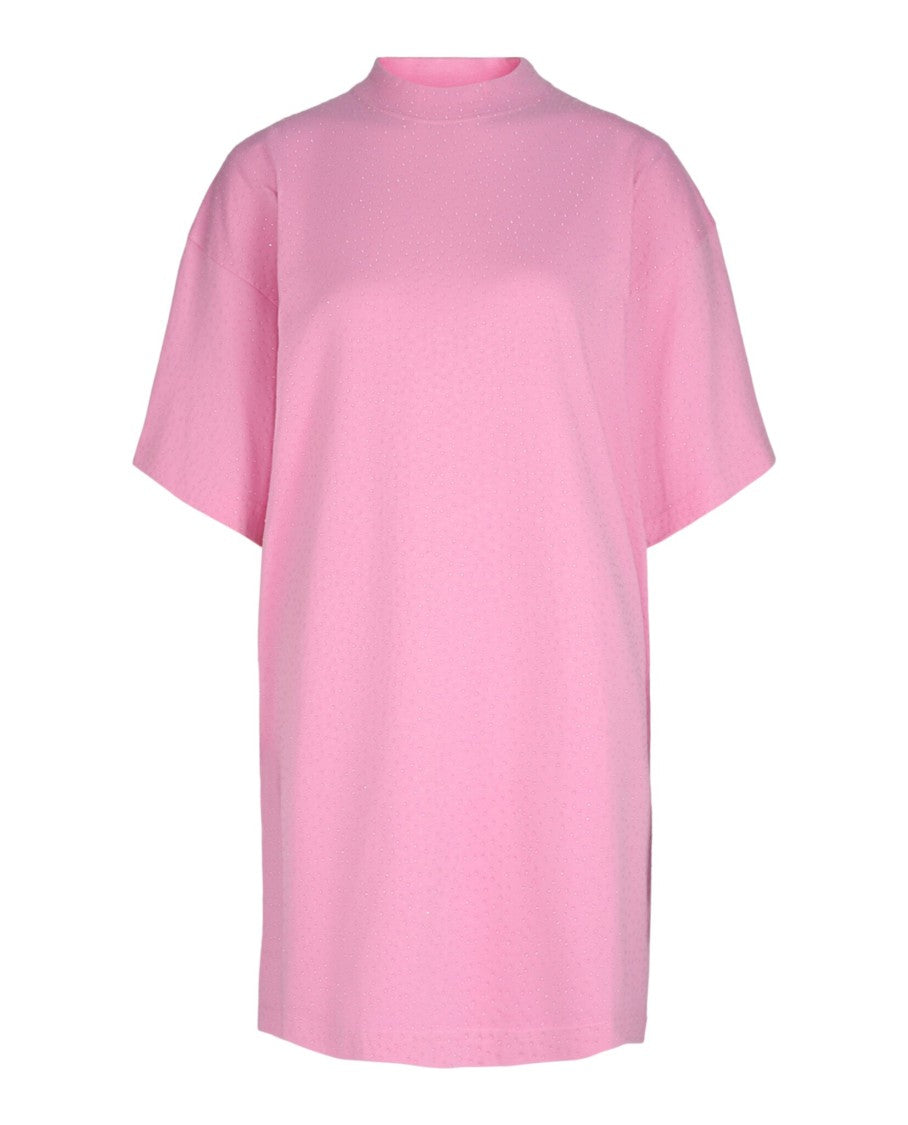 Balenciaga "Paris" Strass Vintage Oversized T-Shirt
