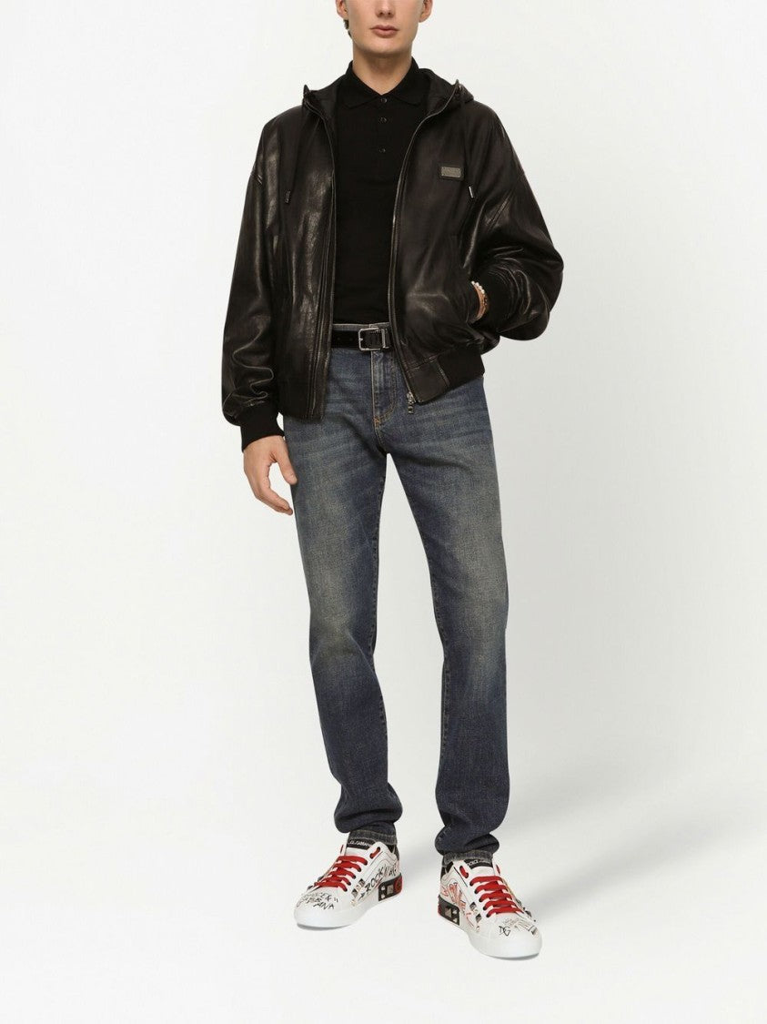 Dolce & Gabbana Classic Black Polo Shirt