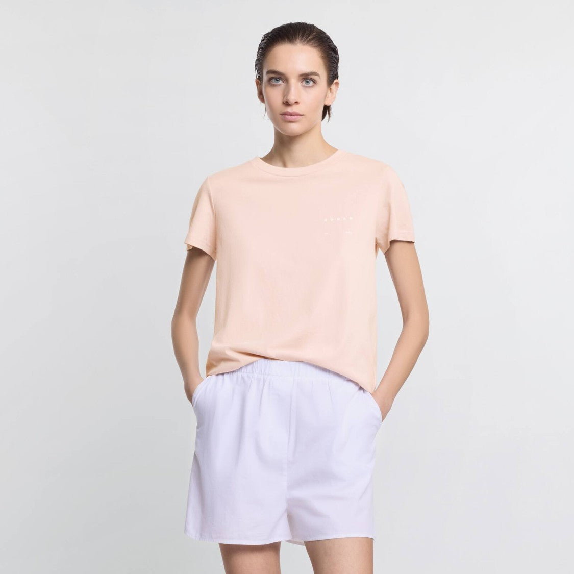Hogan Cipria Boxy T-Shirt