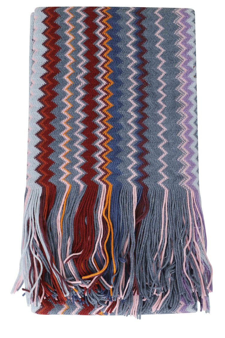 Missoni Multicolor Wool-Blend Zigzag Scarf