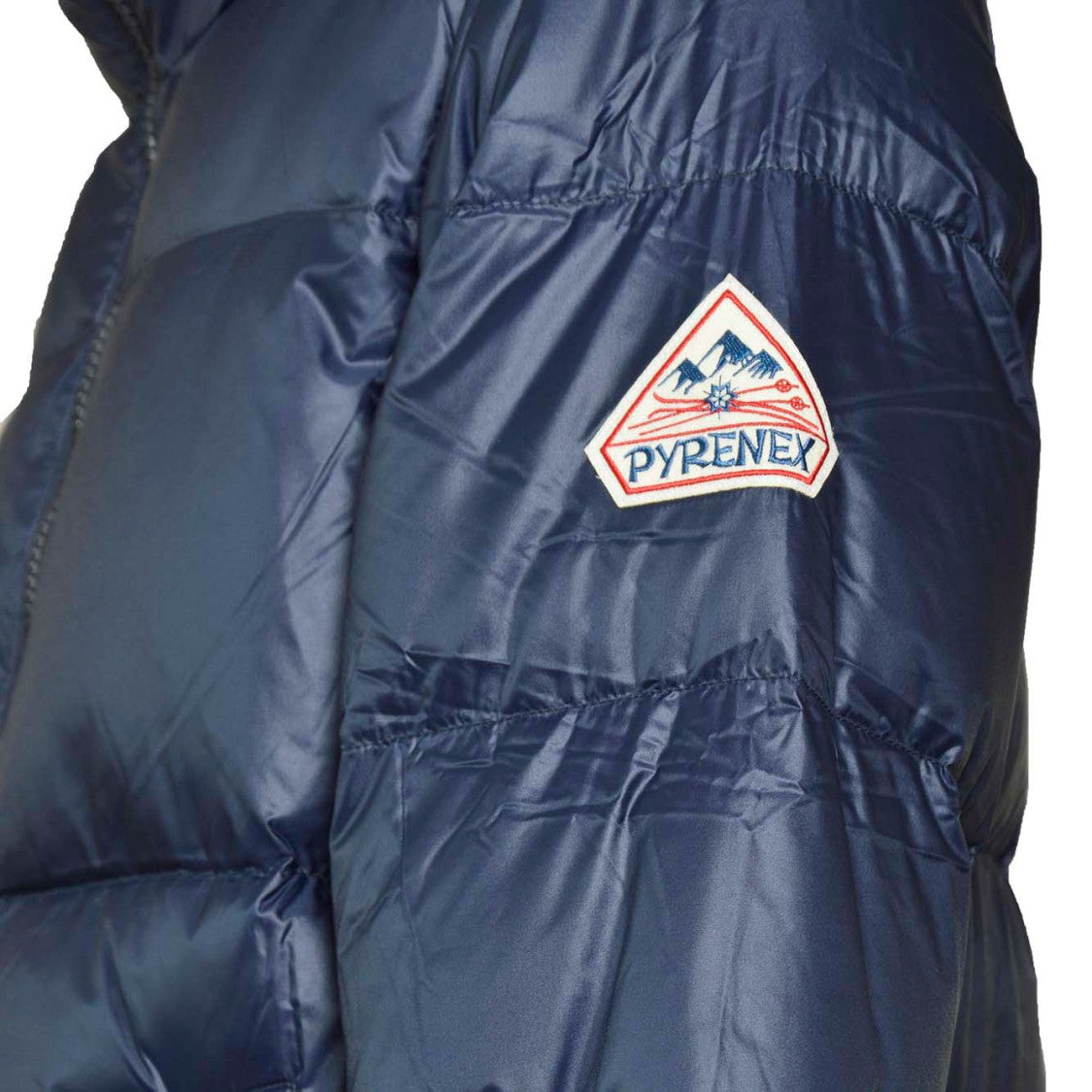Pyrenex Blue Matte Nylon Shift Puffer Jacket