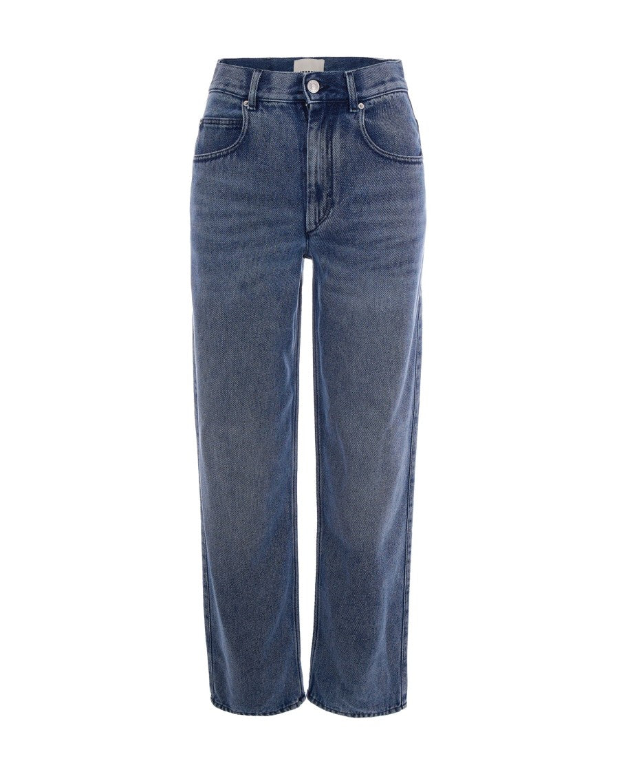 Isabel Marant Jenny Jeans In Light Blue