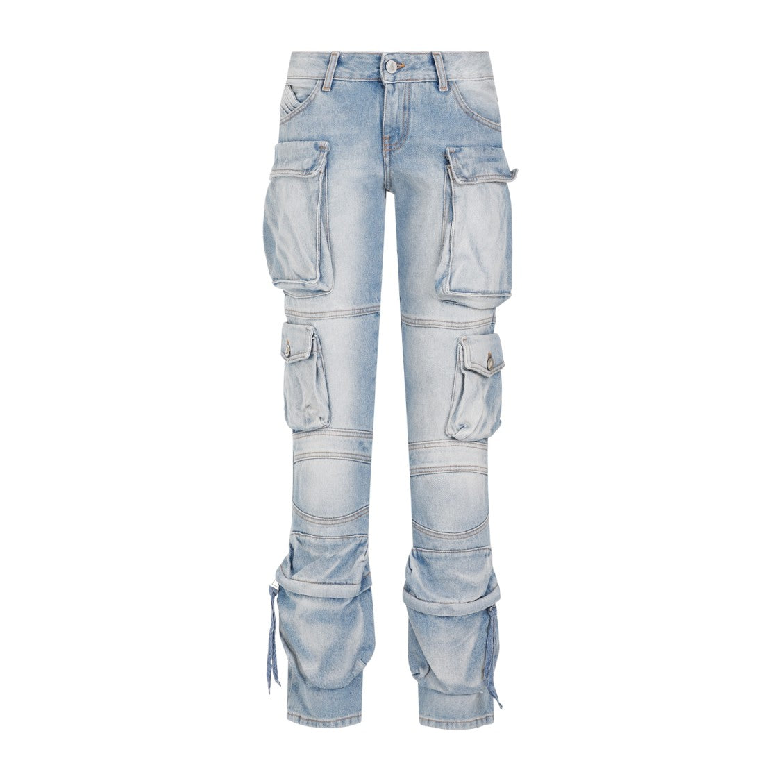 The Attico Sky Blue Essie Long Pants