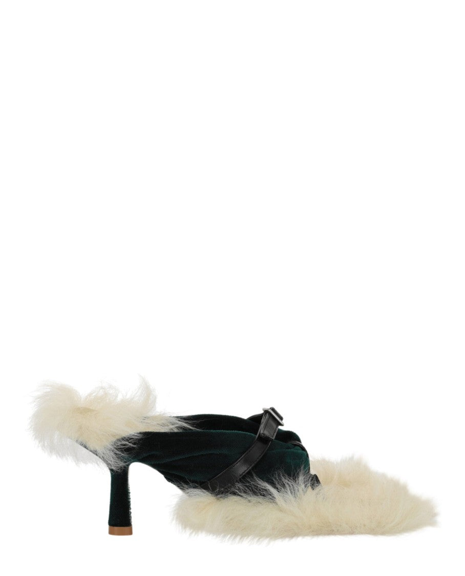 Burberry Step Post Heel Sandals