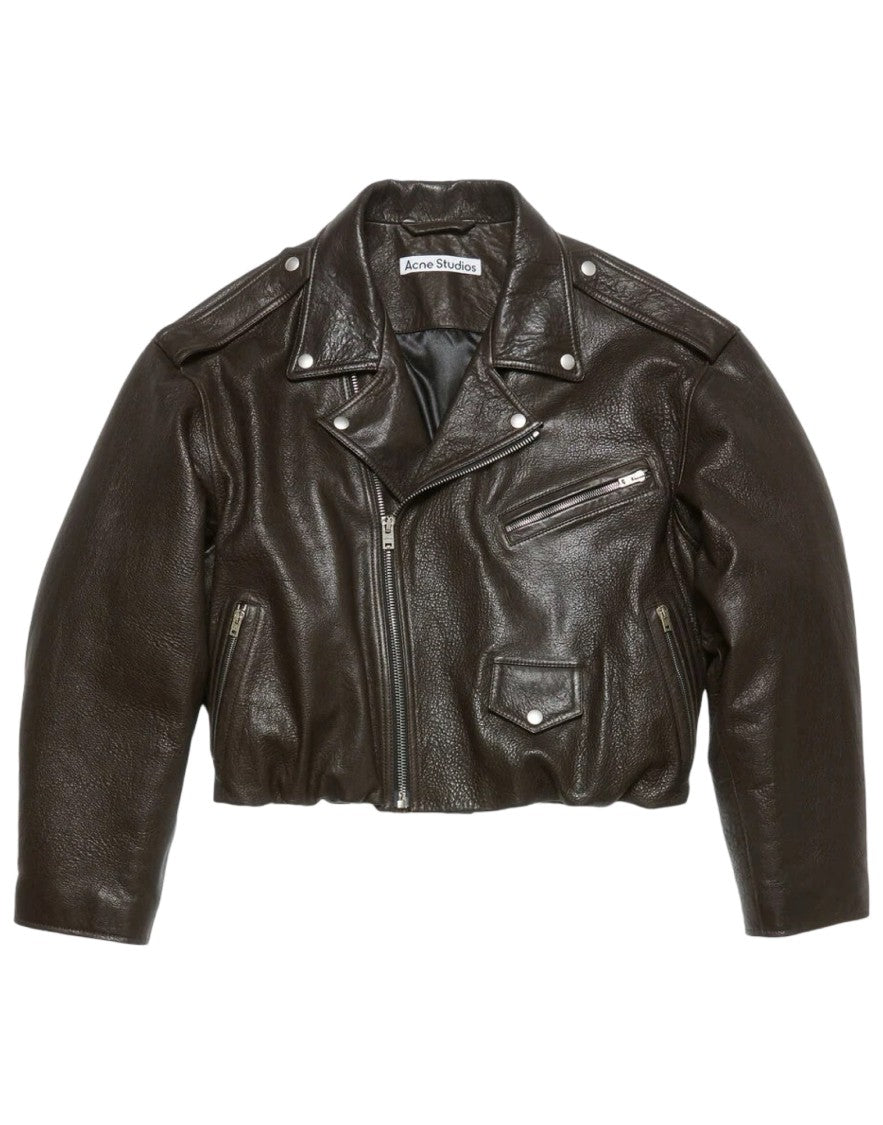 Acne Studios Black Soft Leather Jacket