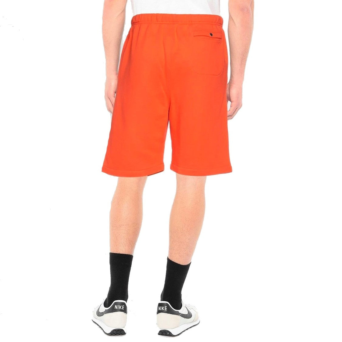 Heron Preston Relaxed Fit Orange Cotton Shorts