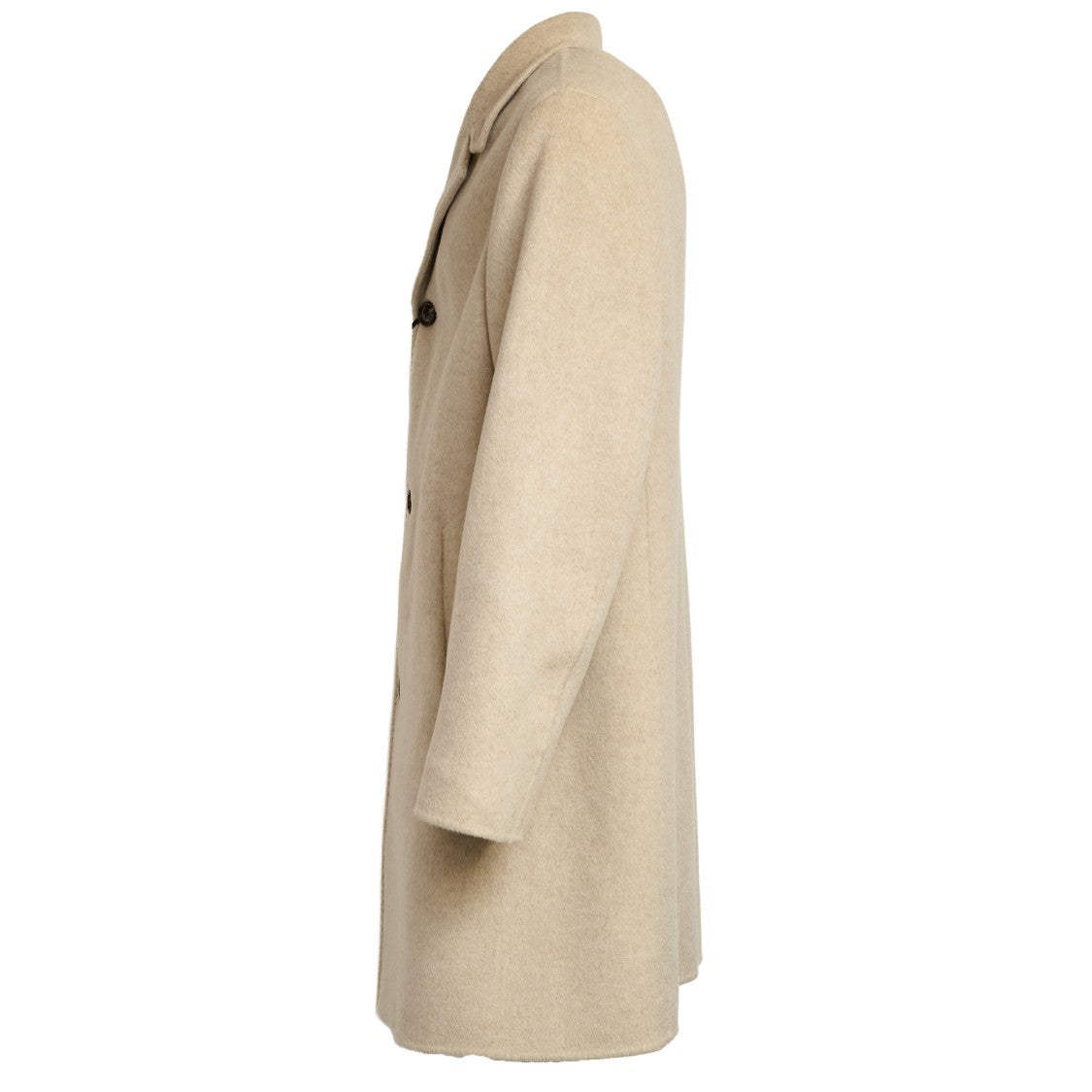 Montecore Double-Breasted Tailored Cashmere Coat With Wide Lapels