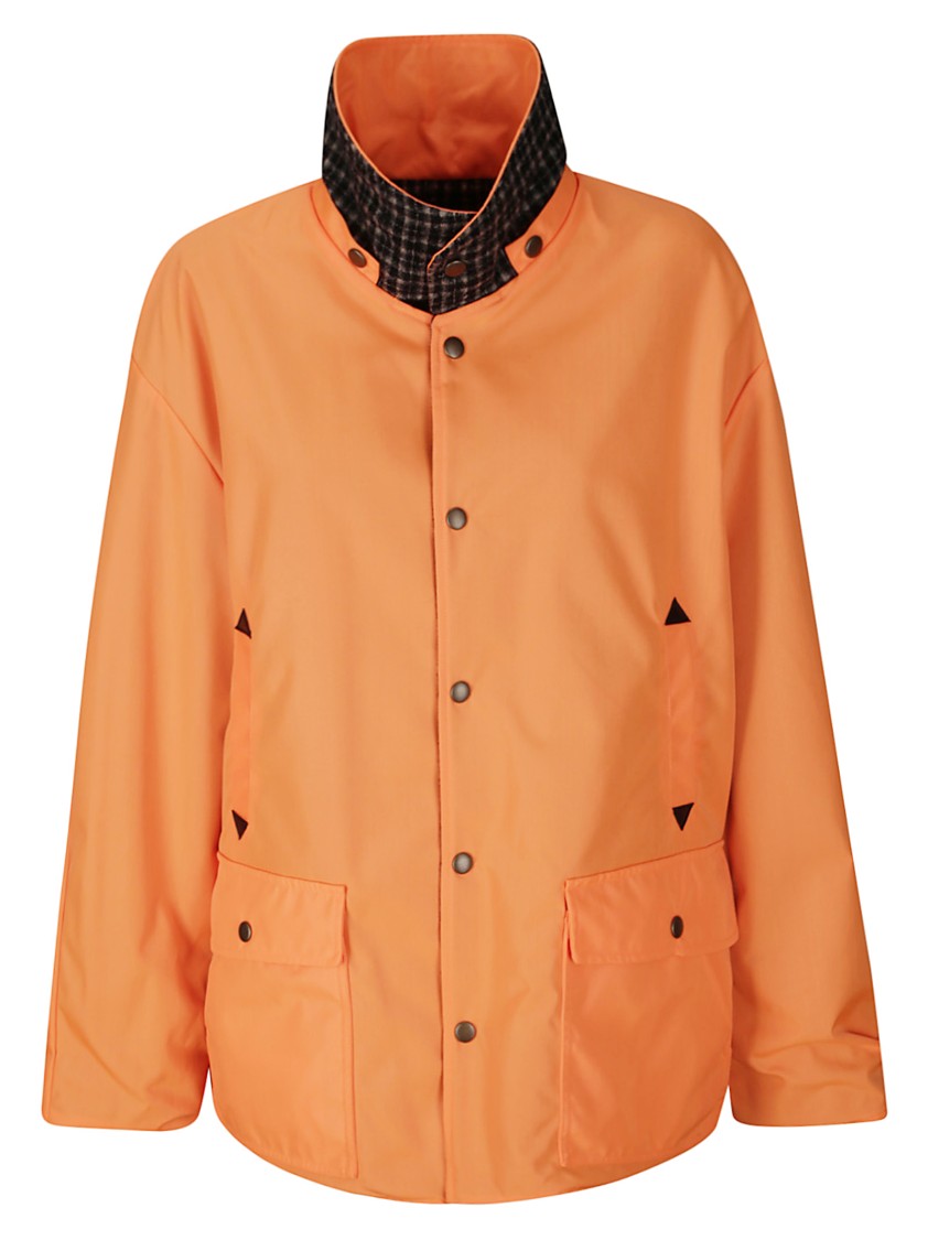 Maison Margiela Reversible Cropped Jacket With Oversized Fit