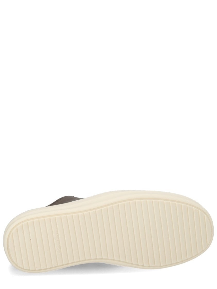 Rick Owens Muted Taupe Ram Leather Sneakers