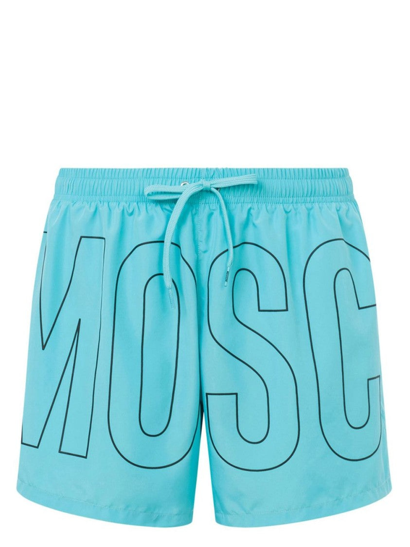 Moschino Mare Sky Blue Swim Shorts