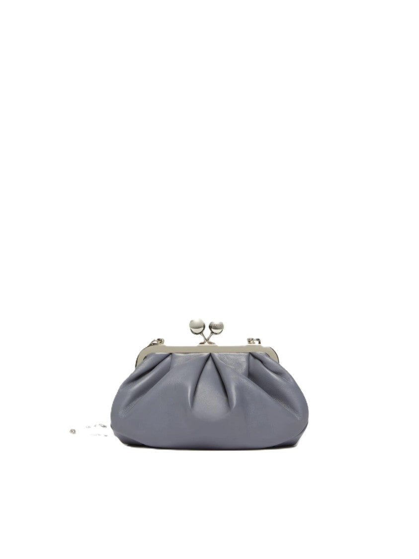 Max Mara Prati Leather Clutch Bag