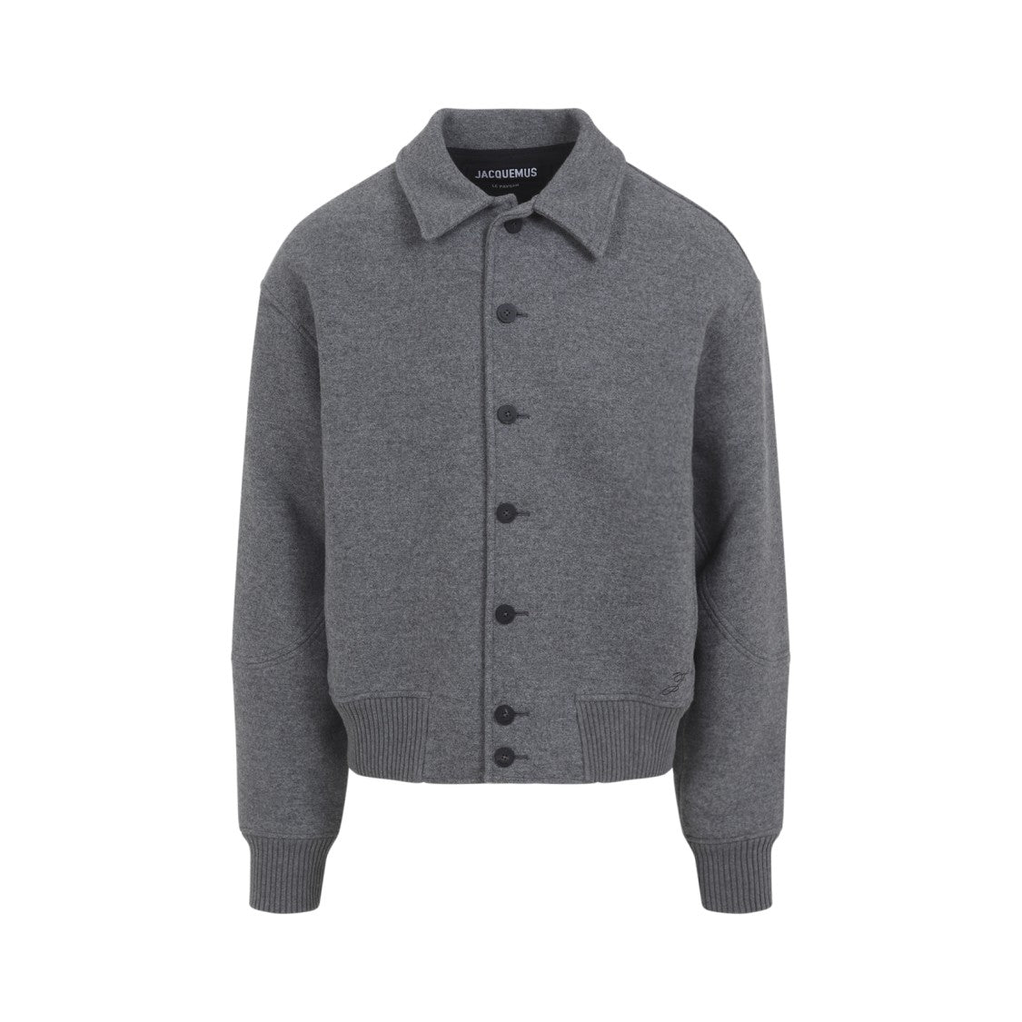 Jacquemus Tailored Grey Wool Blend Jacket