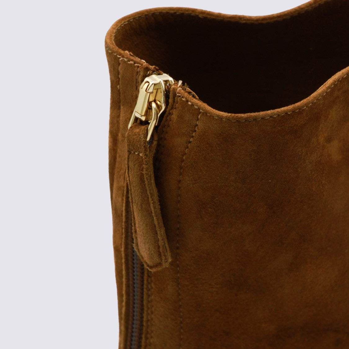Aquazzura Mid-Calf Suede Boots With Pointed Toe