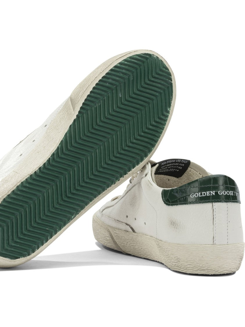 Golden Goose Low-Top Sneakers With Worn-In White Leather