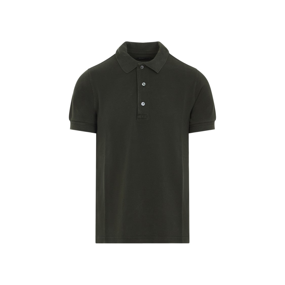 Tom Ford Tailored Polo Shirt In Lyocell-Cotton Blend