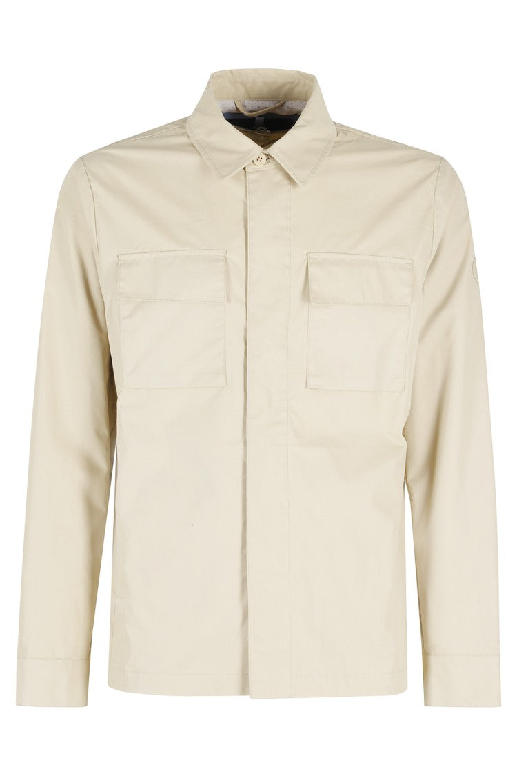 People Of Shibuya Sand-Finish Kanazawa Jacket With Classic Shirt Collar And Buttoned Cuffs