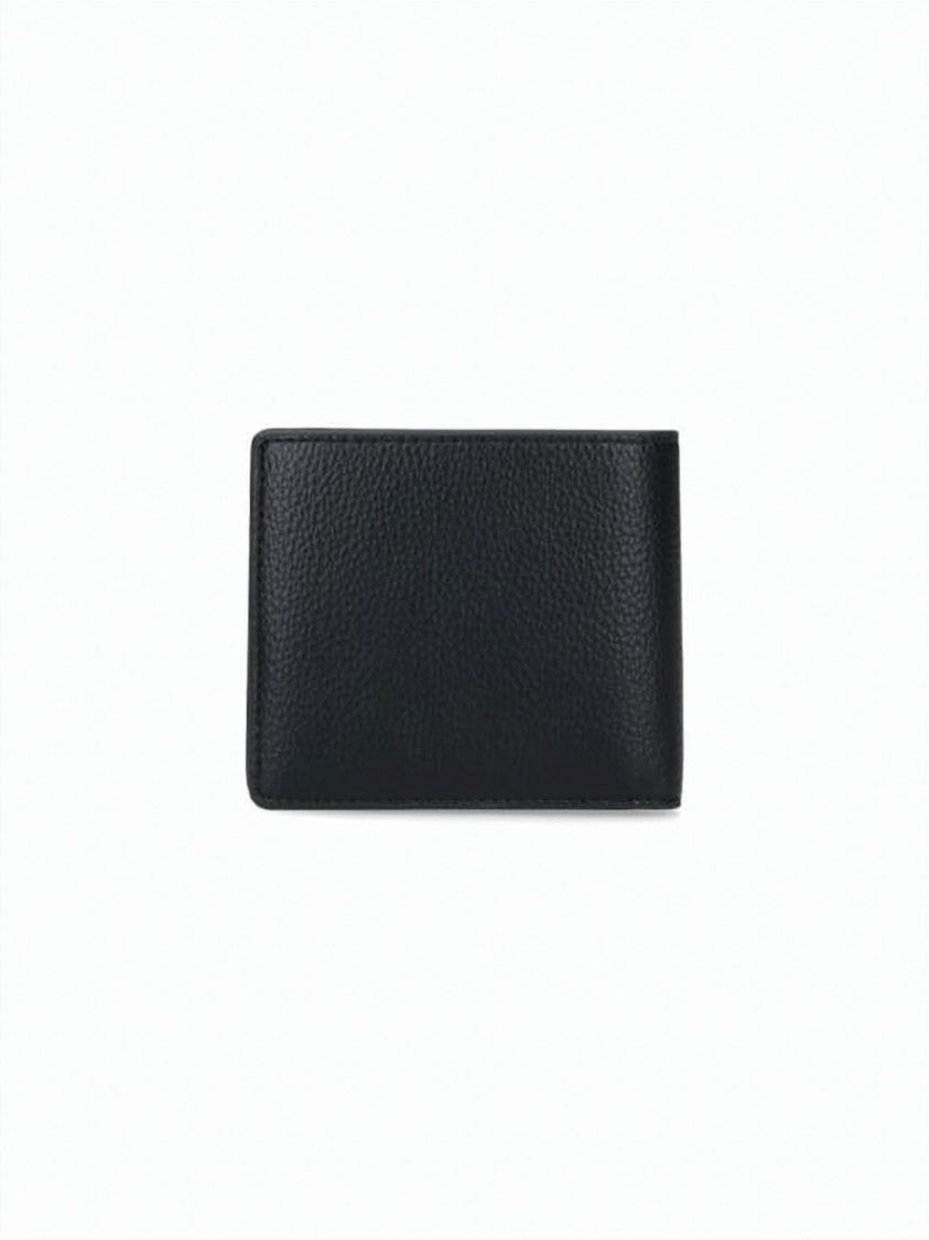 Vivienne Westwood Compact Bifold Wallet With Textured Polyurethane Finish