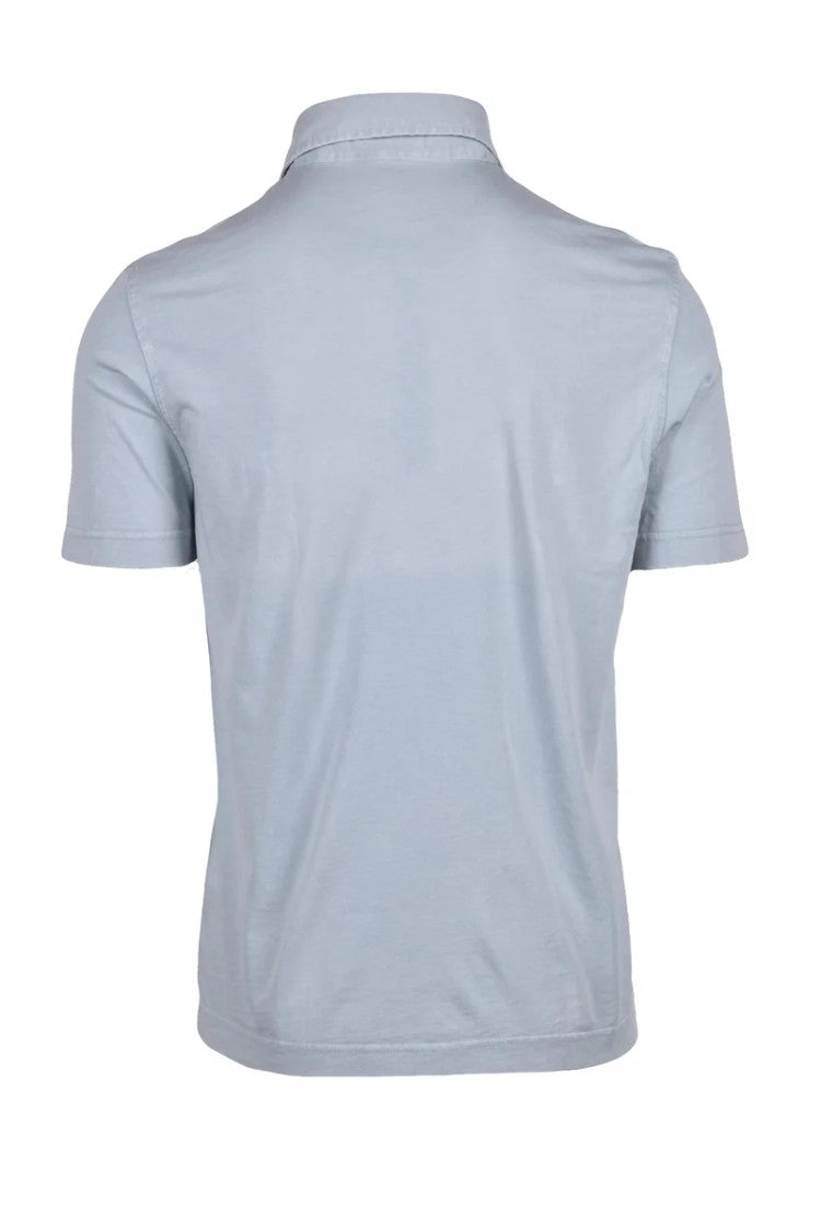 Drumohr White Cotton Polo Shirt