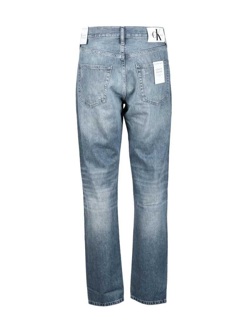 Calvin Klein Jeans Grey Straight Denim Jeans