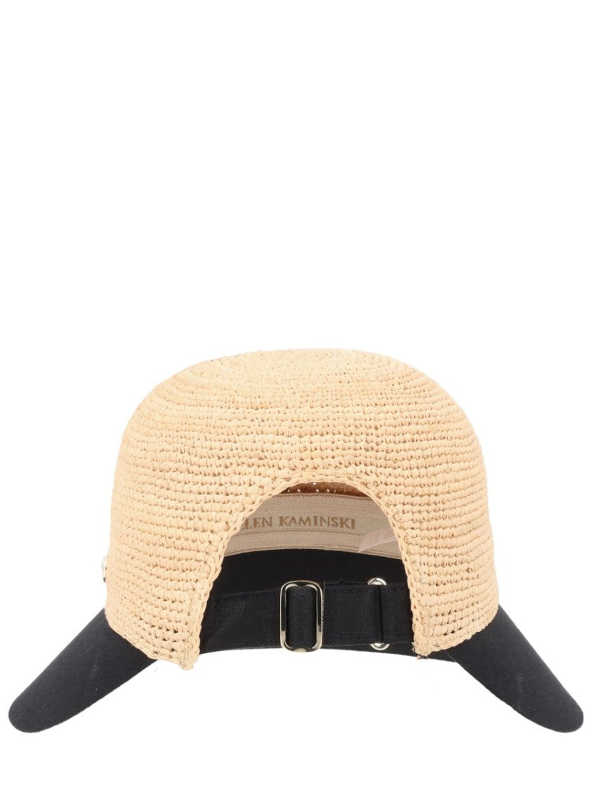 Helen Kaminski Natural Blaise Woven Raffia Hat